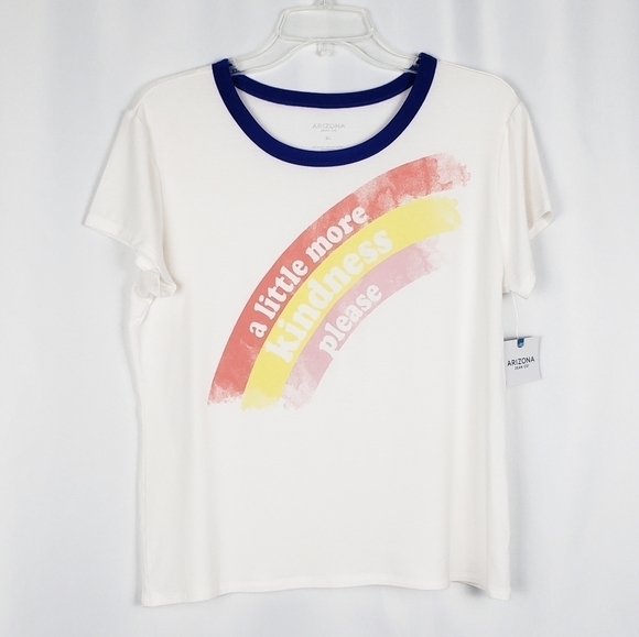 ARIZONA A Little More Kindness rainbow tee - Picture 1 of 5